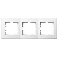 РАМКА LESYA 3-АЯ ГОРИЗОНТАЛЬНАЯ Б/ВСТ МИРА БЕЛЫЙ